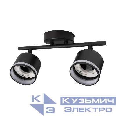 Светильник PCL-0702 max 20Вт (каждая лампа) 2xGX53 IP20 230В BL настен./потолочн. декор. под лампу JazzWay 5066809