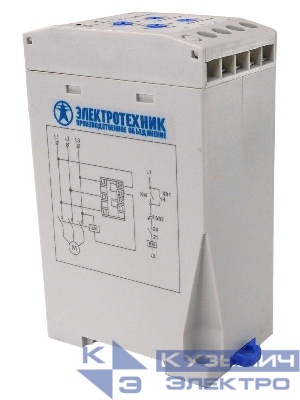 Реле контроля трехфазного напряжения ЕЛ-12 У3 400В 3А 1з+1р IP20 Электротехник ET005072