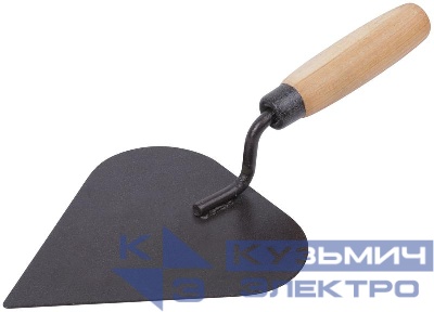 Кельма штукатура КШ 175мм деревянная ручка КУРС 05877