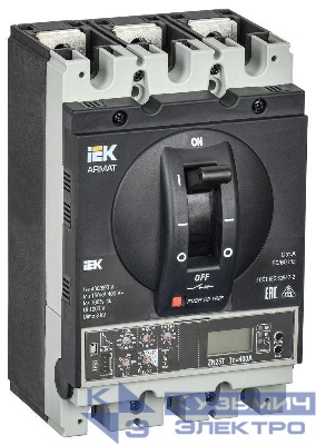 Выключатель автоматический в литом корпусе 3п G 150кА 250А расцепитель электронный продвинутый ARMAT IEK AR-MCCB-3G-150-0250A-ELPC