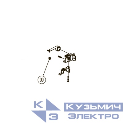 Запчасть №99 для Hybest GSR40A. Предохранительная гайка