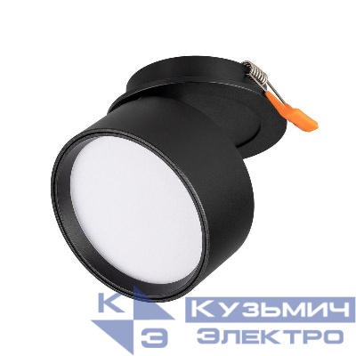 Светильник светодиодный LGD-POT-BUILT-R85-12W Day4000 (BK 100 deg 230В) IP44 металл Arlight 045783