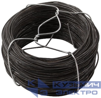 Проволока вязальная 0.9ммх50м черн. MOSм68501