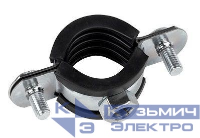 Хомут стальной 1/2дюйма (20-24мм) с уплотнителем EKF hsu1012