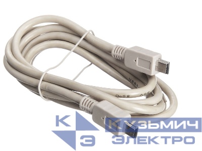 Кабель шт.mini USB B - шт.mini USB B 2.0 (1,5м), серый, блистер. Netko