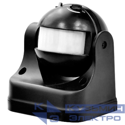 Датчик движения и освещенности 1200Вт 12м 180град. черн. SEN11 FERON 51515