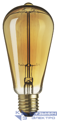 Лампа накаливания 71 957 NI-V-ST64-SC17-60-230-E27-CLG 60Вт E27 220-230В Navigator 71957