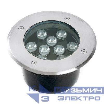 Светильник SP2803 10Вт 4000К IP67 AC/DC 12В D160хH90мм внутр. d110мм тротуарный FERON 48347