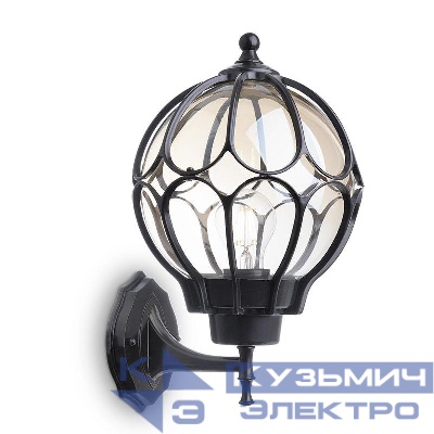 Светильник PL3801 60Вт E27 IP44 230В садово-парковый черн. FERON 06344