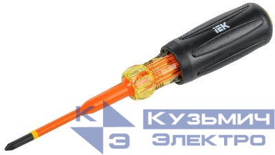 Отвертка диэлектрическая SLIM PZ1х80 Т3 ARMA2L 5 IEK A2L5-SC31-T3-PZ-10-080