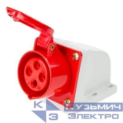 Розетка 114 стационарная 3Р+РЕ 16А 380В IP44 Rexant 11-8910