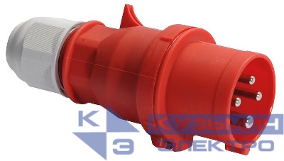 Вилка кабельная 16А 4п 400В IP44 Bals 2130