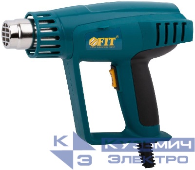 Фен технический 2000Вт; 250/500град.; 250/550 л/мин; рез. накл.; кейс FIT 80608