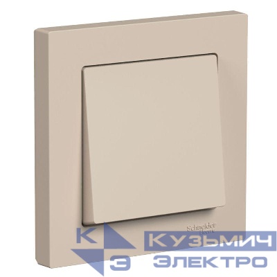 Выключатель 1-кл. AtlasDesign (сх.1) 10AX в сборе песочн. SE ATN001212