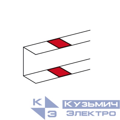 Накладка на стык с защелками Leg 010691