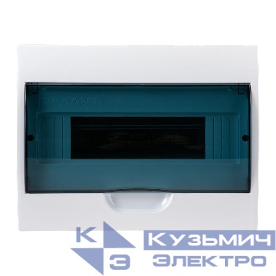 Бокс ЩРН-П-12 IP41 пластик. бел. Rexant 11-0312