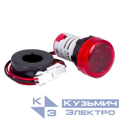 Индикатор значения тока и напряжения ED16-22AVD 100А красн. PROxima EKF ed16-22avd-r