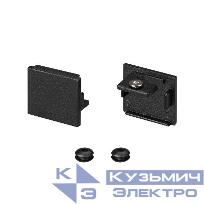 Заглушка SL-LINE-2522 BLACK глухая металл Arlight 033040
