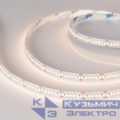 Лента светодиодная RT-A240-10mm 24V Warm 3500К 19.2Вт/м IP20 3528 открыт. (уп.5м) Arlight 040545