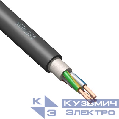 Кабель ВВГнг(А)-LS 3х2.5 ОК (N PE) 0.66кВ (бухта 100м) (м) Конкорд 202