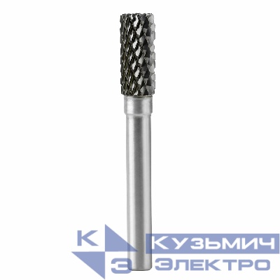 Diamond Industrial Борфреза твердосплавная тип B 8x20 мм, s=6 мм, цилиндрическая с торцевыми зубьями