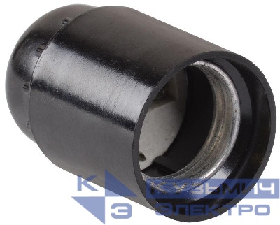 Патрон электрич. E27 Пкб27-04-К01 подвесной карболит. черн. (с этикет.) IEK EPK10-04-01-K01