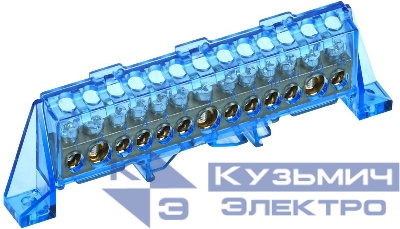 Шина нулевая N в комб. изол. "Стойка" 8х12-13-С TEKFOR IEK TF-NN20-13-DP-K07
