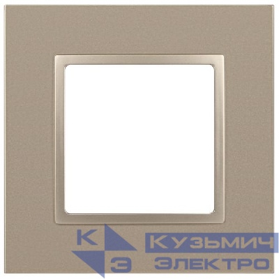 Рамка 1-м Elegance 14-5011-04 Classic шампань Эра Б0060574