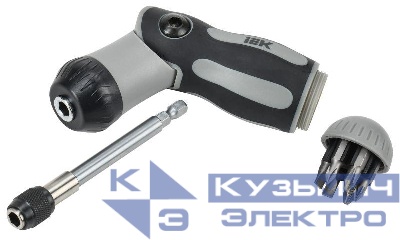 Отвертка реверсивная 2-поз. с набором бит Т2 7шт ARMA2L 5 IEK A2L5-SC41-T2-N1-07