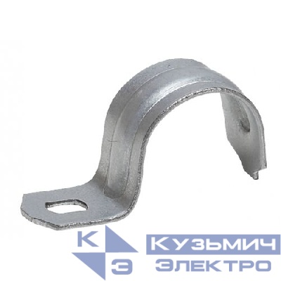 Скоба однолапковая d25-26мм метал. (уп.100шт) SMO-25-26 Эра Б0036409