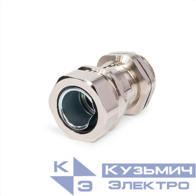 Ввод кабельный для металлорукава ВК-М32(8-16мм)-МР20 латунный Fortisflex 89106