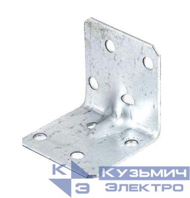 Угол крепежный усилен. 70х70х55 цинк Zitar 124411