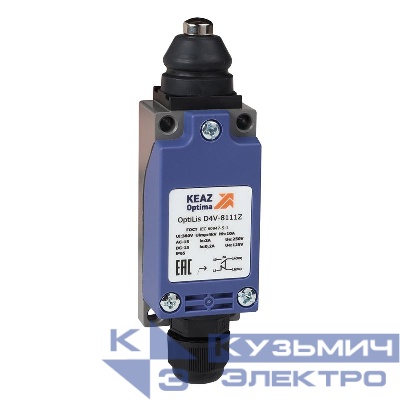 Выключатель концевой OptiLiS D4V-8111Z толкатель метал. XCKP2110P16 КЭАЗ 365295