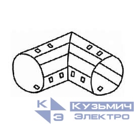 Угольник для дренаж. труб 90град. d160мм Ruvinil УДР-160