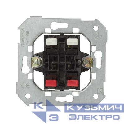 Выключатель кнопочный 2-кл. СП Simon 82/82Nature/88 10А IP20 250В НЗ механизм Simon 75395-39