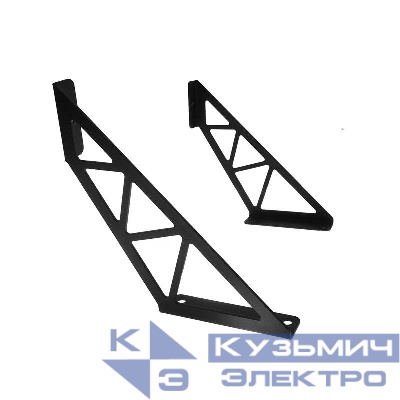 Кронштейн в стиле лофт для крепления полок настенный черн. Rexant 38-0680