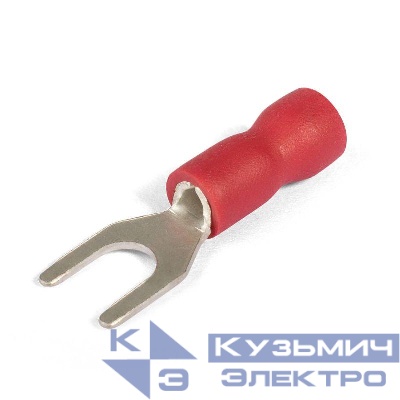 Наконечник кабельный вилочный изолированный НВИ 1.5-3 EasyFix КВТ 90900