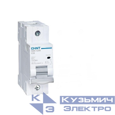 Выключатель автоматический модульный 1п C 25А 25кА NB8-125R (R) CHINT 559779