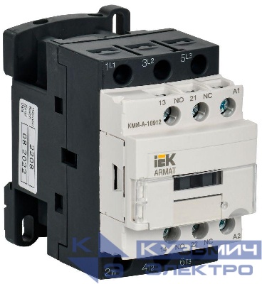 Контактор КМИ-А-10912 LC1D 9А кат. 230В AC 1НО+1НЗ AC-3 IEK AR-ACC-11-009-230-11