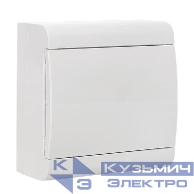 Щит ЩРН-П-8 IP41 бел. дверца (пром. упак.) Basic EKF pb-n-8w-bas