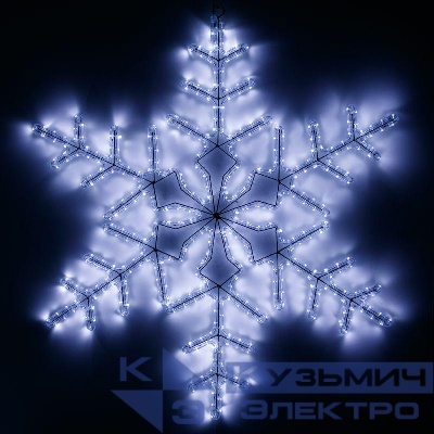 Фигура ARD-SNOWFLAKE-M3-920x920-432LED White (230В 27Вт) (IP65) Ardecoled 025306