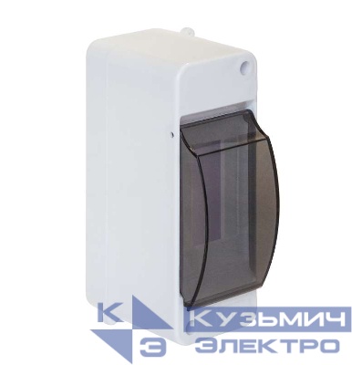 Щиток ОП Тусо 2мод. с верт. двер. 130х51х83мм Рувинил 68102