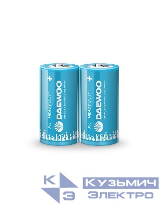 Элемент питания солевой C/R14 1.5В Heavy Duty 2021 2S (уп.2шт) DAEWOO 5029392