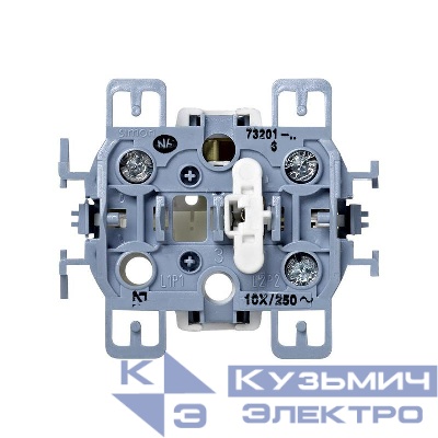 Переключатель проходной 1-кл. СП Simon 73 Loft 10А IP20 250В механизм Simon 73201-39