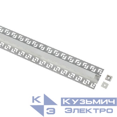 Комплект с анодированным профилем под плитку и гипсокартон толщиной до 9 мм 5313(02) 53х13мм 2.5м Эра Б0062802