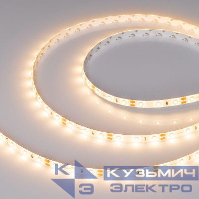 Лента светодиодная RTW-SE-A60-8mm 12V Warm 3000К 4.8Вт/м IP65 2835 герметичная (уп.5м) Arlight 014795(2)