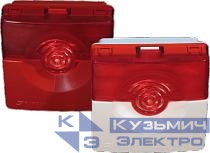Оповещатель пожарный комбинированный свето-звуковой адресный ОПОП 124-R3 красн. Рубеж Rbz-338811