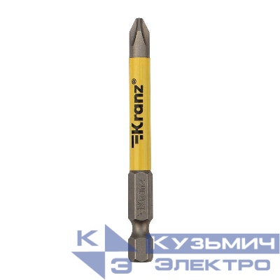 Бита для шуруповерта PH2х70мм (уп.1шт) Kranz KR-92-0416-1