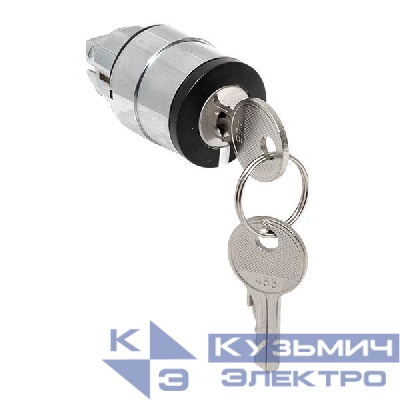 Механизм переключателя исполнительный XB4 IP65 на 3 положения с замком с фиксацией EKF XB4BG3F-65