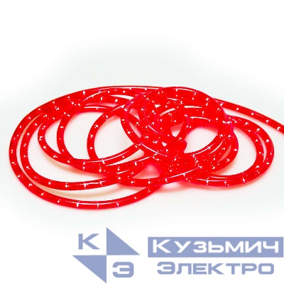 Шнур светодиодный Дюралайт LDRP3W06-R 6м красн. SHlights 4690601005809